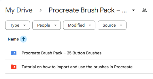 Procreate Brush Pack – 25 Button Brushes