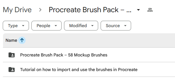 Procreate Brush Pack – 58 Mockup Brushes