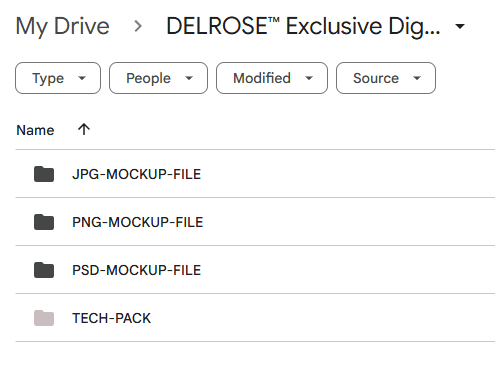 DELROSE™ Exclusive Digital Zip-Up Jacket Mockup – 1 of 1 Premade Design File