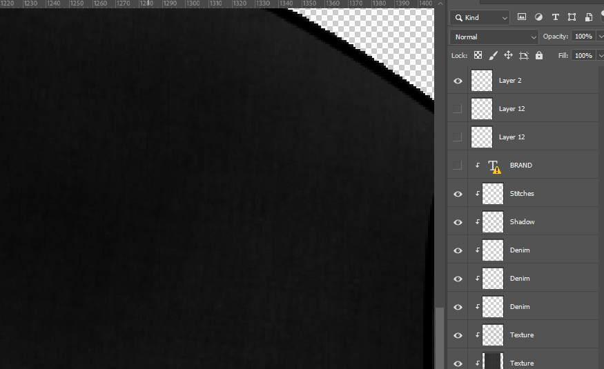 DELROSE™ Exclusive Digital Double Layer Long Sleeve T-Shirt Mockup – 1 of 1 Premade Design File
