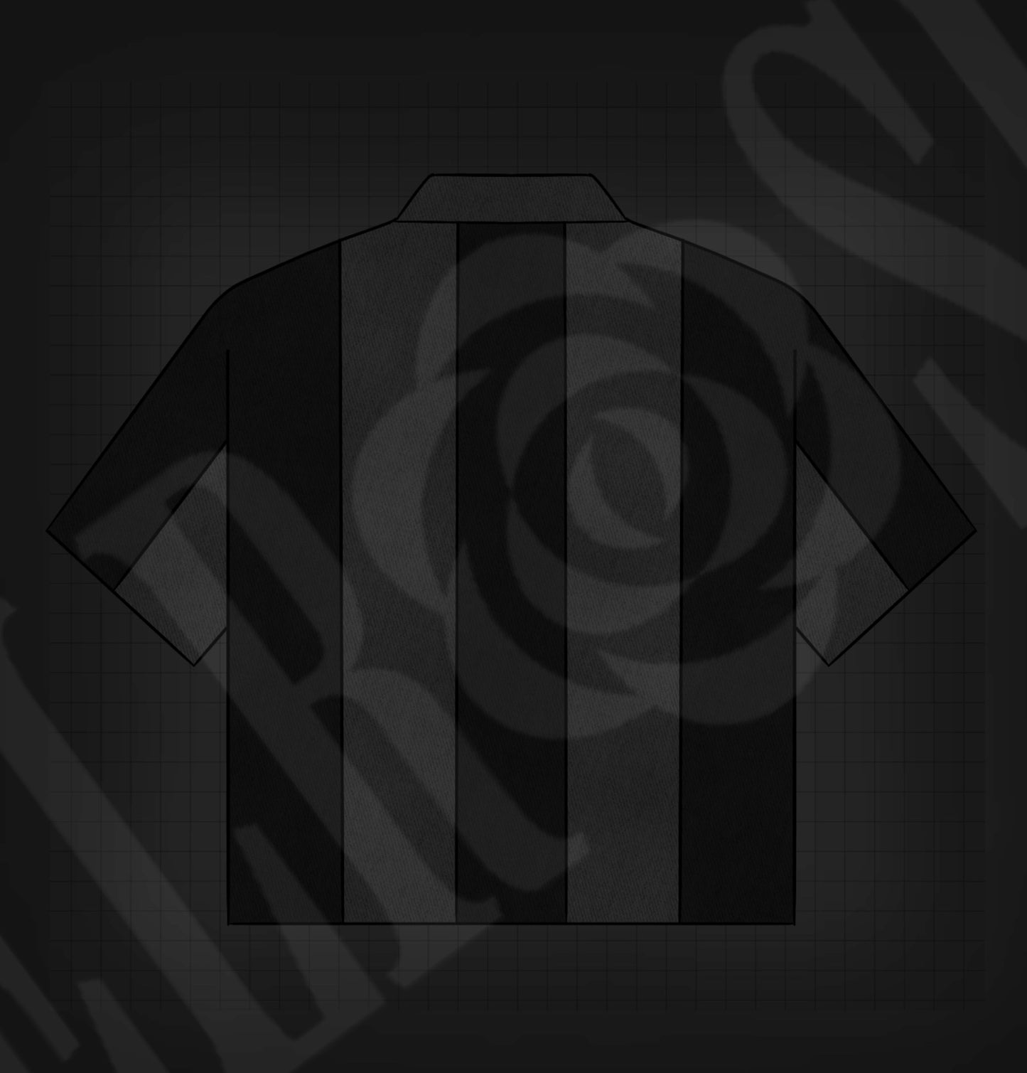 DELROSE™ Exclusive Digital Striped Polo Shirt Mockup – 1 of 1 Premade Design File