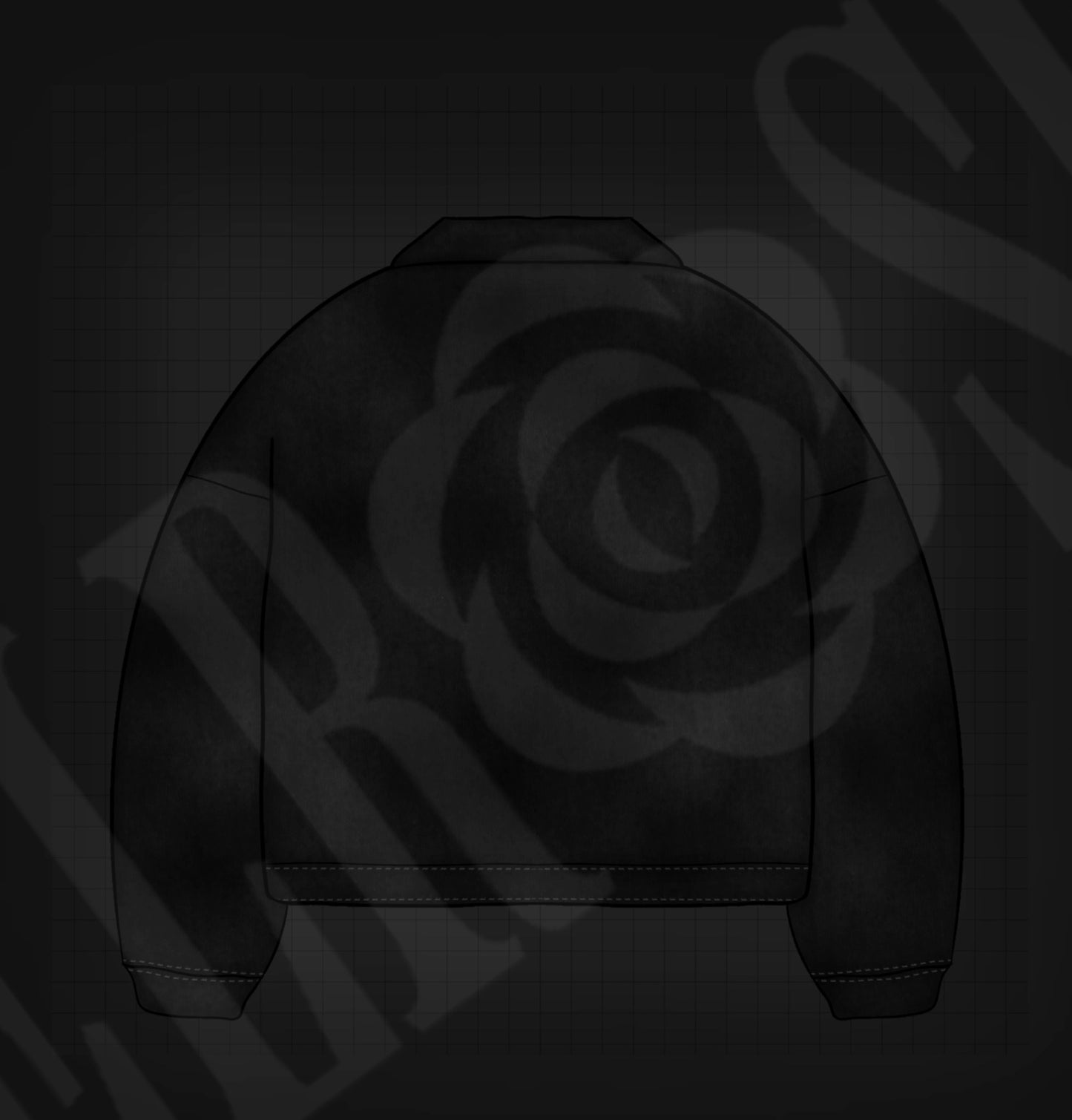 DELROSE™ Exclusive Digital Zip-Up Jacket Mockup – 1 of 1 Premade Design File