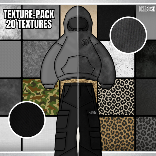 DELROSE Texture Pack – 20 High-Quality Textures (Digital Download)