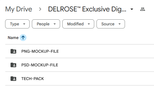 DELROSE™ Exclusive Digital Tracksuit Mockup – 1 of 1 Premade Design File