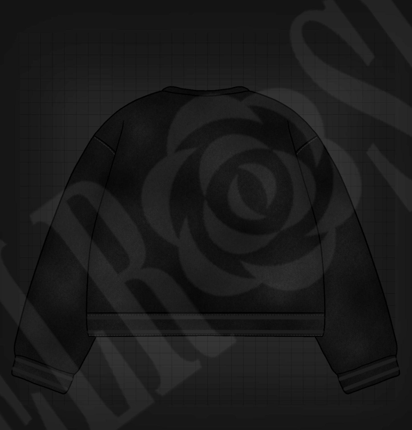 DELROSE™ Exclusive Digital V-neck Sweater Mockup – 1 of 1 Premade Design File