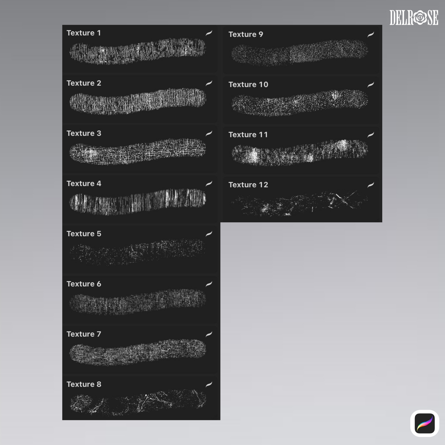Procreate Brush Pack – 12 Grunge Brushes