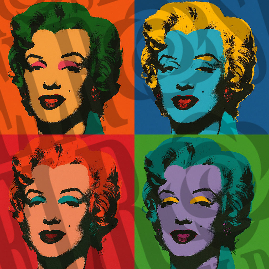 Pop Art Marilyn Monroe Wall Art – Digital Download | Andy Warhol-Inspired Printable Poster