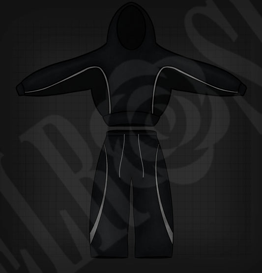 DELROSE™ Exclusive Digital Tracksuit Mockup – 1 of 1 Premade Design File
