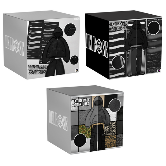 Delrose Procreate Starter Bundle – 86 Premium Assets