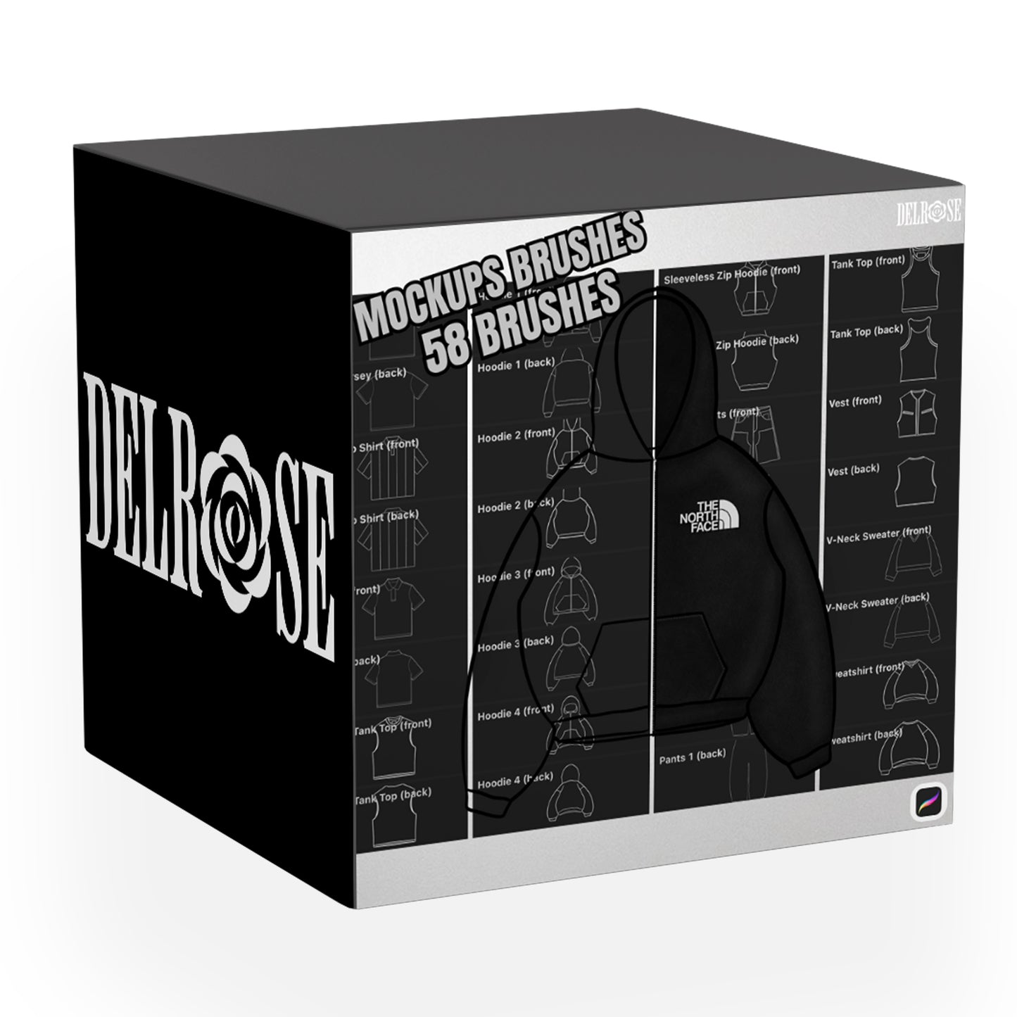 Procreate Brush Pack – 58 Mockup Brushes