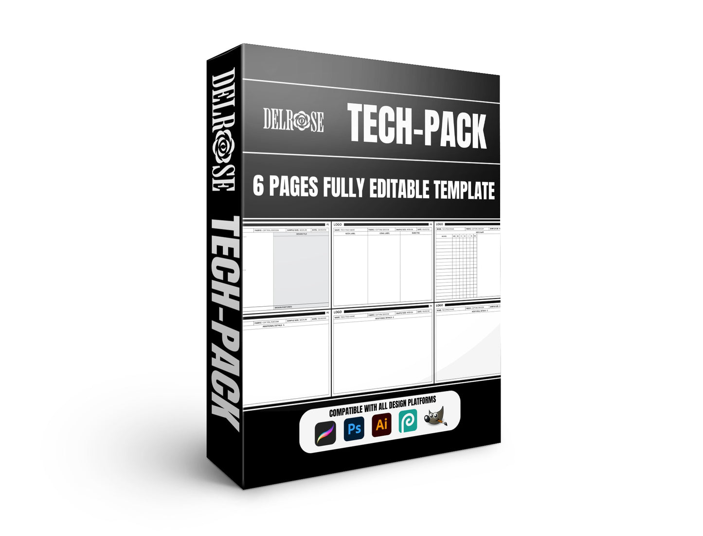 DELROSE™ Exclusive Digital Jorts Mockup – 1 of 1 Premade Design File