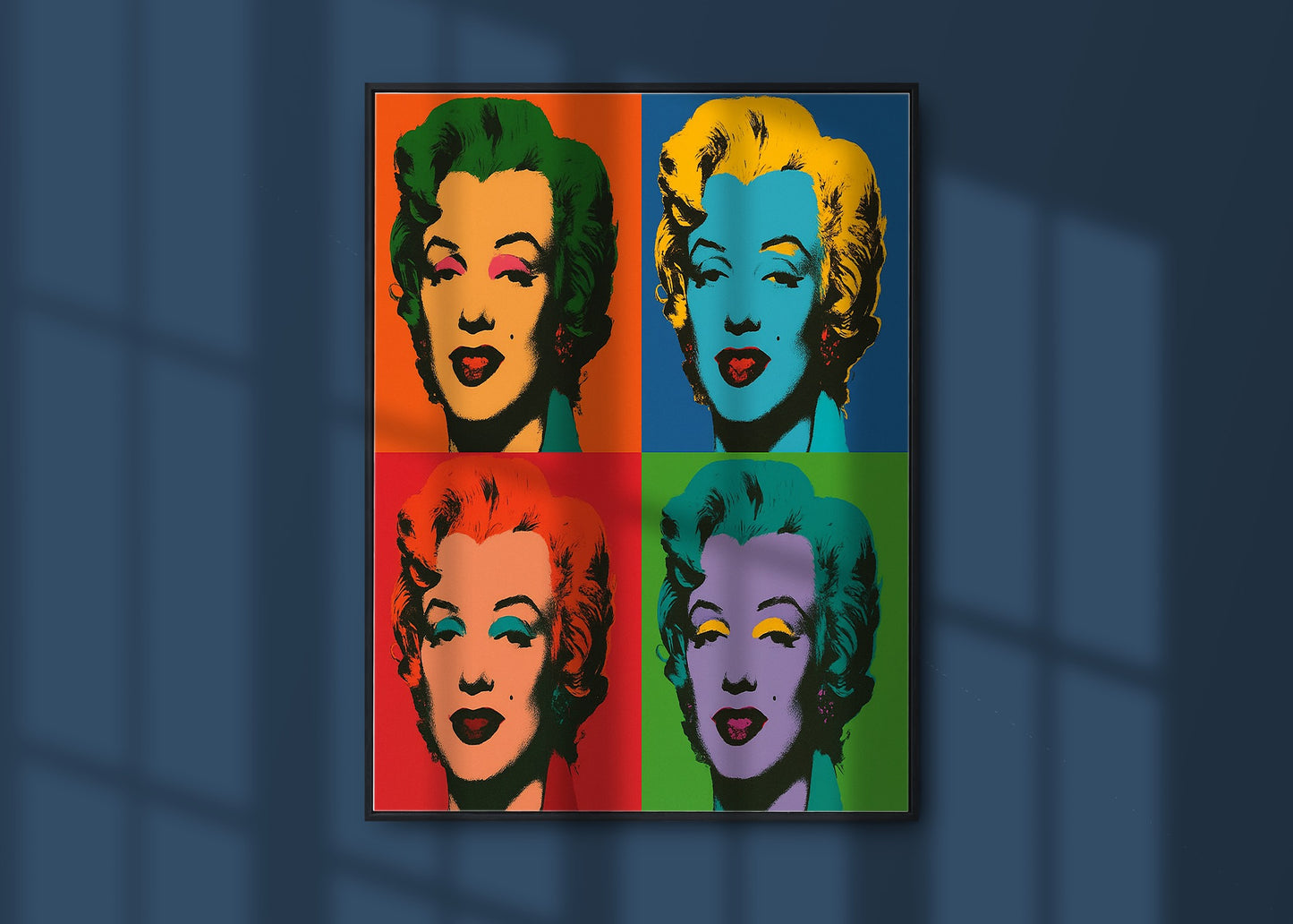 Pop Art Marilyn Monroe Wall Art – Digital Download | Andy Warhol-Inspired Printable Poster