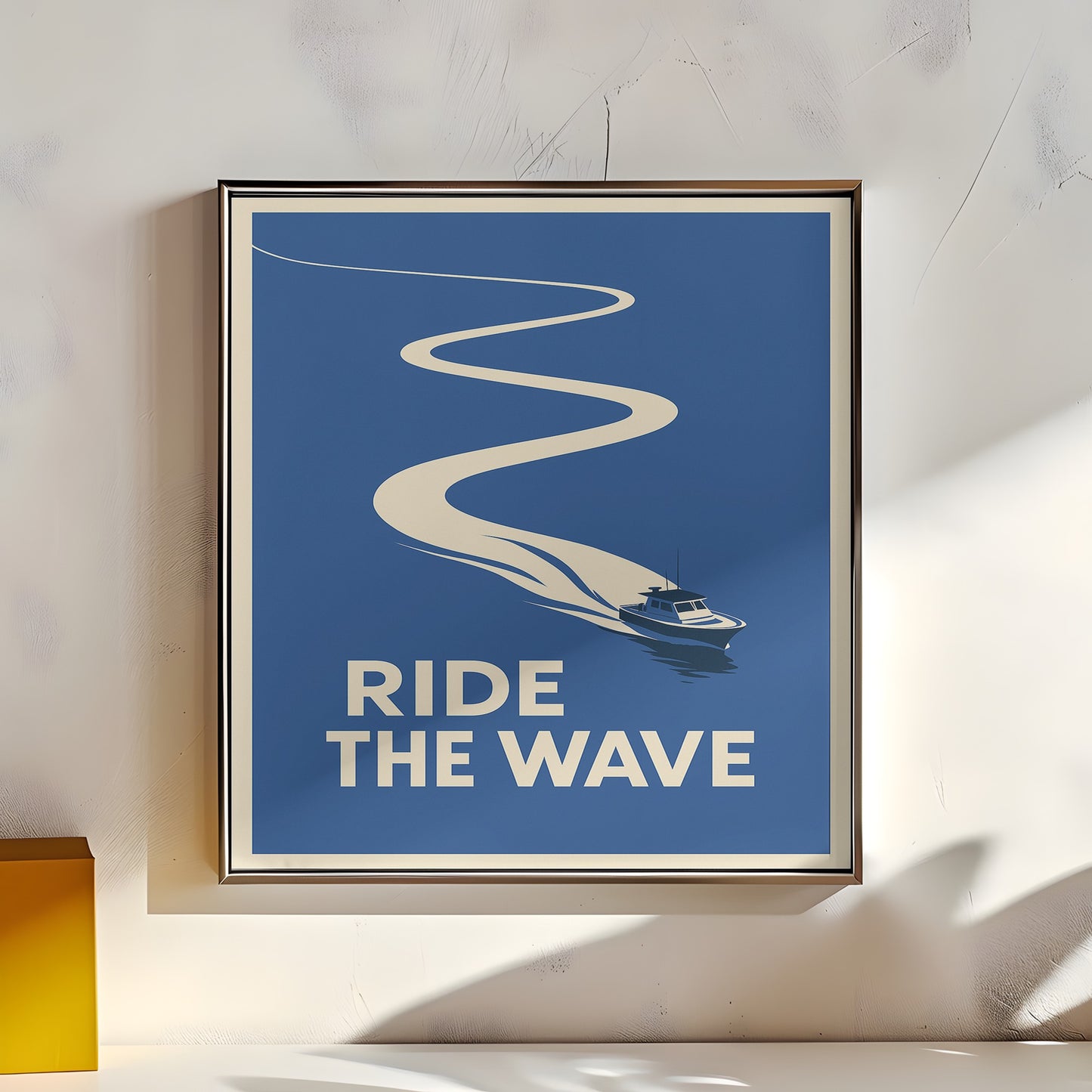Ride the Wave - Nautical Boat Wall Art (Digital Download)